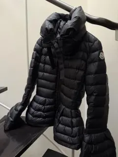MONCLER モンクレール ナイロンジャケット フリル ぺプラム 0 黒 2025年最新】モンクレール ペプラムの人気アイテム - メルカリ