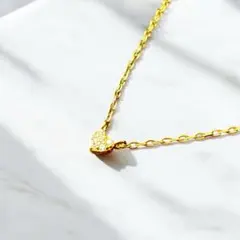 ⭐️ゴールド ハート型チャーム ネックレス⭐️オリジナルケース付き
