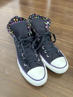 コンバース オールスター スニーカー ハイカット 26.5cm ドット