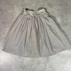 【美品】LEQUIPE レキップ 総柄フレアスカート 38（M）のサムネイル