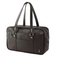 イーストボーイ スクールバッグ 合皮 ブラウン ピンク女神