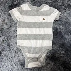 baby GAP ストライプロンパース 18-24ヶ月