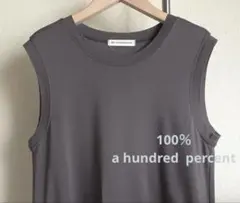 100% a hundred percent 高密度カットソーワンピースのサムネイル