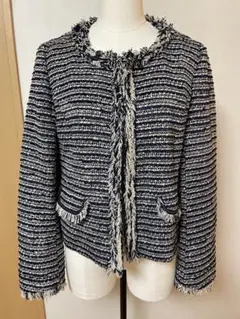 セレモニーノーカラーツィードジャケットLサイズ