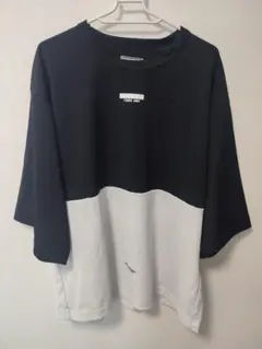 SHAREEF　BIGTシャツ　ブラック×ホワイト　 サイズ1　オーバーサイズのサムネイル