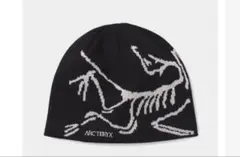 ARC'TERYX ニット帽 グレー スケルトンデザイン 中古・古着通販】ARC'TERYX (アークテリクス) ニット帽 ブラック