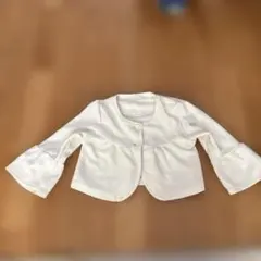 コムサ　カーディガン五分丈　120cm