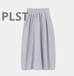 新品♡PLST♡ホールガーメントニットタックフレアスカート