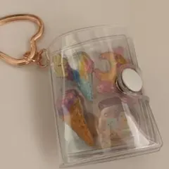 ミニシール帳　キーホルダー　ボンボンドロップシール　おすそ分け