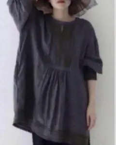 美品 ネストローブ ✤ リネン デニム ワークジャケット インディゴ