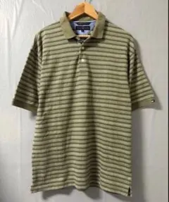 90's TOMMY HILFIGER GOLF ボーダーポロシャツのサムネイル