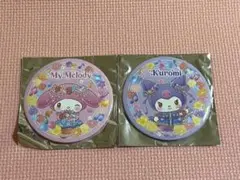 ペア缶　マイメロ クロミ 缶バッジ 2種セット　ハーモニーランド サンリオのサムネイル