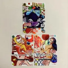 ワンピースカード ラウンドワン プロモ ナミ、チョッパー、ロビン