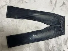 ブラックレーベルクレストブリッジ ダメージジーンズ ローライズ Y2K 