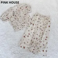 25SS美品✨ピンクハウス キャミワンピース セットアップ ウエスト