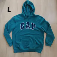 GAP フード付きスウェット　L　グリーン