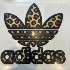 アイロンプリントシート adidas ヒョウ柄
