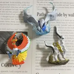 ポケモン SS HG 購入特典 フィギュア 海洋堂 ルギア ホウオウ アルセウス