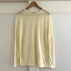 JOURNAL STANDARD クルーネックシアーロングＴシャツ イエローのサムネイル