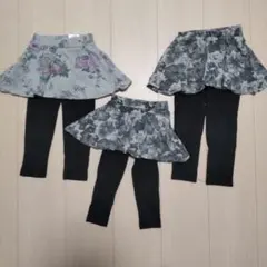 スカッツ スカートパンツ インナー デビロックペアルック お揃い 姉妹 リンク