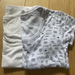 肌着2枚セット　（1枚ユニクロヒートテック）！