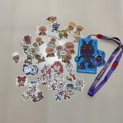 ステッカー　36枚　アンパンマンミュージアム限定　ダダンダン　カードケース