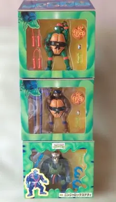 【未開封】 ミュータント タートルズ フィギュア3セット