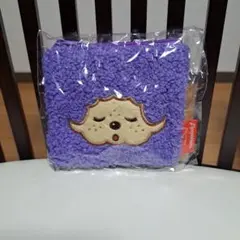 新品 未開封　モンチッチ もこもこスクエアポーチ　パープル