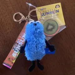 パペットスンスン オーロラストラップ付き ぬいぐるみマスコット フルーツ キウイ