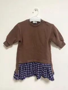 b.room 90cm ワンピース　ブラウン