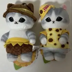 mofusand ひまわりにゃんマスコット マスコット ぬいぐるみ 2種セット