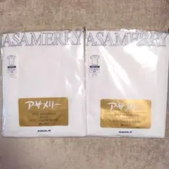 アサメリー ANGLE半袖 U首ネックTシャツ 2枚セット Lサイズのサムネイル