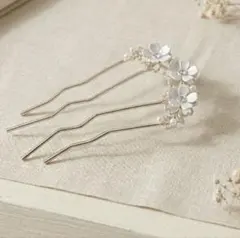 簪 かんざし 入学式　入園式　髪飾り　ヘアアクセサリー お花のかんざし