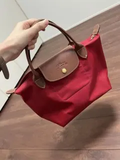 【未使用保管品】ロンシャン 希少　オールレザー　ルプリアージュ　S 赤 2025年最新】ロンシャン プリアージュ s 赤の人気アイテム - メルカリ