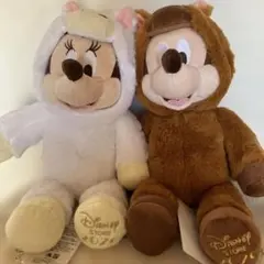 Disney Store 2026 福袋 ミッキー&ミニー ぬいぐるみ 午年