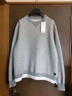 26SS新品 sacai S ロゴ パッチ スポンジ スウェット シャツ 4のサムネイル