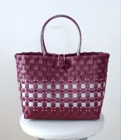 しげちー様へ　プラカゴバッグ しげちー様へ プラカゴバッグ！ 可愛い 花柄の黒とベージュのバッグ