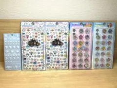 おはじきシール　タイルシール　キティ　ジュエルプチドロップシール　あわわちゃん