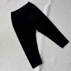 [美品]UNIQLOユニクロ90薄手ベビー キッズ ブラック パンツ　スパッツ