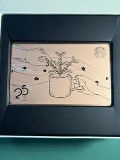 スターバックスカード Starbucks25周年カード メタルカードのサムネイル