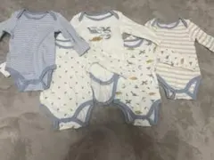 ベビー肌着セット 恐竜デザイン 5点