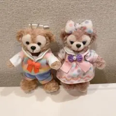 ダッフィー シェリーメイ ぬいぐるみ　バッチ　ぬいば　ディズニー　20周年