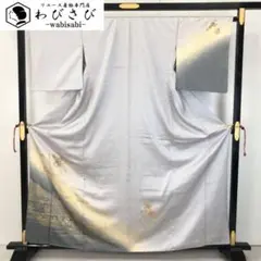 MK-1460 付下げ 総絞り 波模様 淡藤色 MK-1460 付下げ 総絞り 波模様 淡藤色 - メルカリ