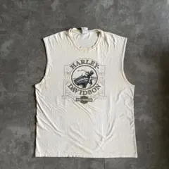 00s USA製 ハーレーダビッドソン タンクトップ ホワイト XL 古着のサムネイル