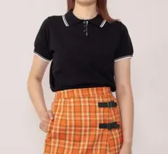 【未着用】プニュズ　半袖ポロニット　夏服　大きいサイズのサムネイル