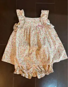 Tartine et Chocolat 花柄ワンピースセットアップ　80〜90