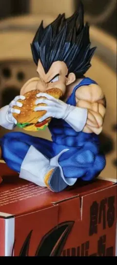 ドラゴンボール ベジータ ハンバーガー食べ中 フィギュア - メルカリ
