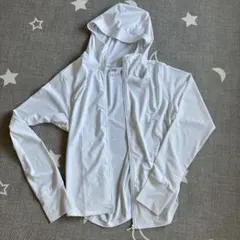 UNIQLO エアリズムパーカーホワイト XL