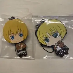 進撃の巨人　アルミン　ラバーキーホルダーセット