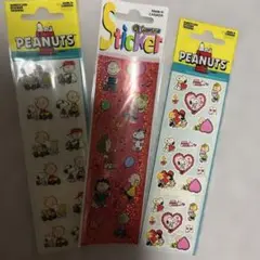 ピーナッツ シール 3パックセット